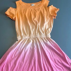 Splendid size 12 girls open shoulder dress